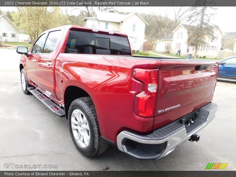 Radiant Red Tintcoat / Jet Black 2023 Chevrolet Silverado 1500 LTZ Crew Cab 4x4