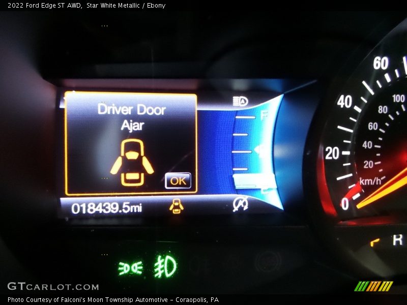 Star White Metallic / Ebony 2022 Ford Edge ST AWD