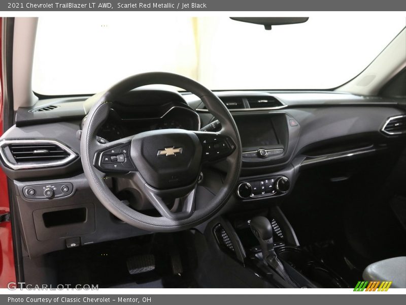 Scarlet Red Metallic / Jet Black 2021 Chevrolet TrailBlazer LT AWD