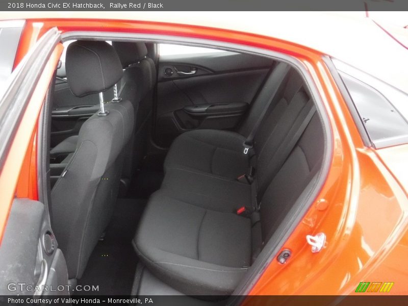Rallye Red / Black 2018 Honda Civic EX Hatchback