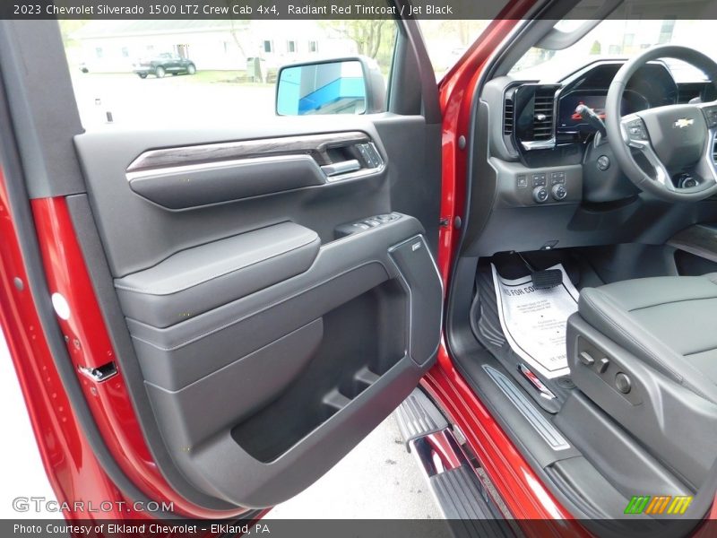 Radiant Red Tintcoat / Jet Black 2023 Chevrolet Silverado 1500 LTZ Crew Cab 4x4