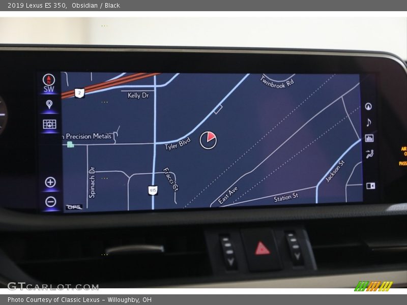 Obsidian / Black 2019 Lexus ES 350