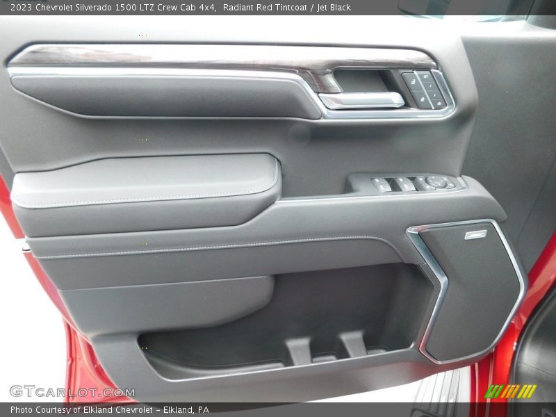 Radiant Red Tintcoat / Jet Black 2023 Chevrolet Silverado 1500 LTZ Crew Cab 4x4