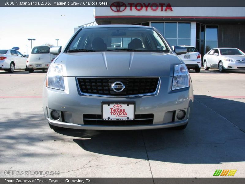 Magnetic Gray / Charcoal/Steel 2008 Nissan Sentra 2.0 S