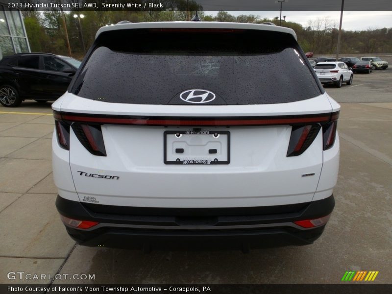 Serenity White / Black 2023 Hyundai Tucson SEL AWD