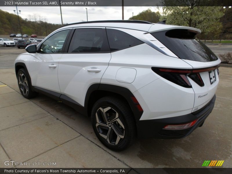 Serenity White / Black 2023 Hyundai Tucson SEL AWD