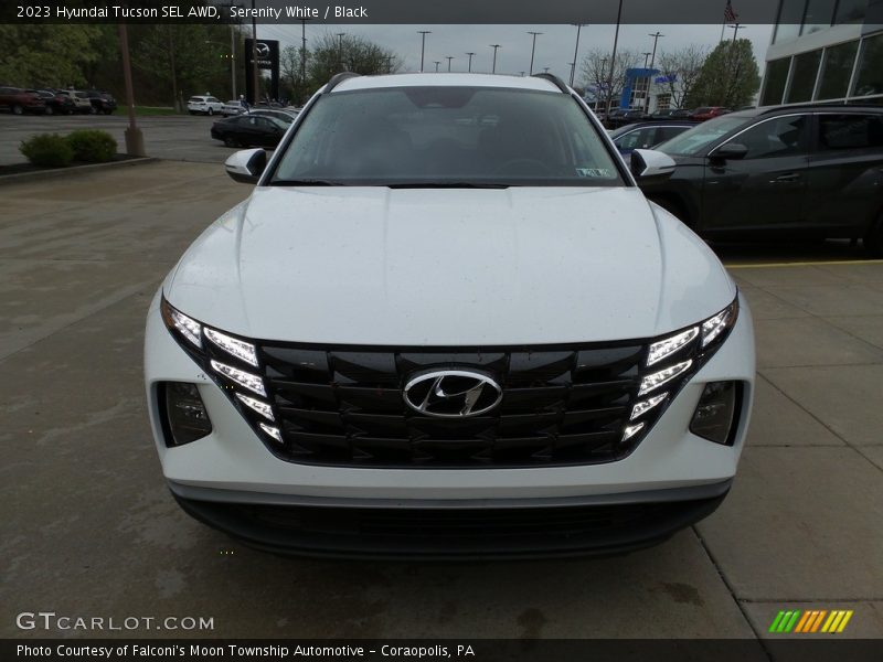 Serenity White / Black 2023 Hyundai Tucson SEL AWD