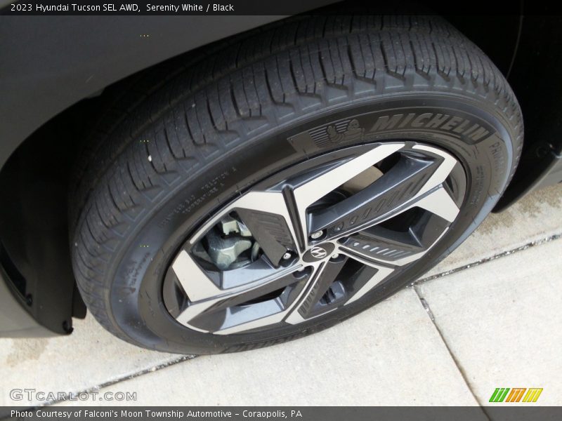 Serenity White / Black 2023 Hyundai Tucson SEL AWD