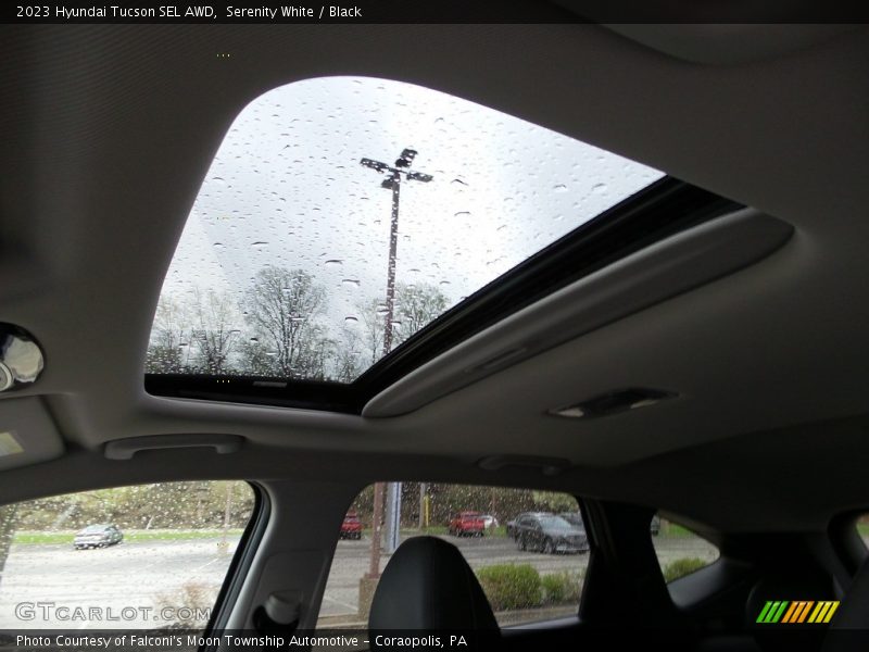 Serenity White / Black 2023 Hyundai Tucson SEL AWD