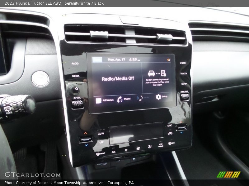 Serenity White / Black 2023 Hyundai Tucson SEL AWD
