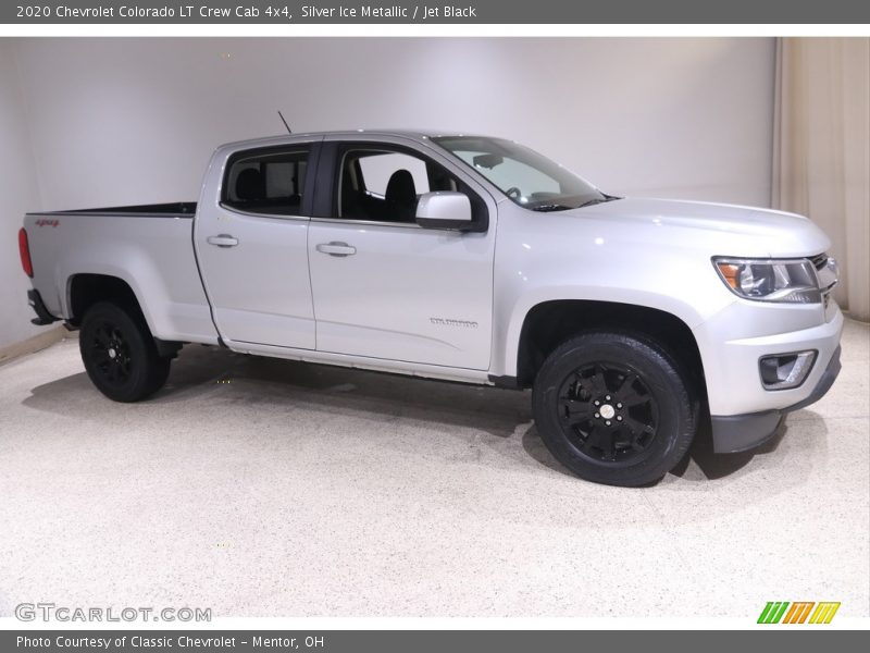 Silver Ice Metallic / Jet Black 2020 Chevrolet Colorado LT Crew Cab 4x4