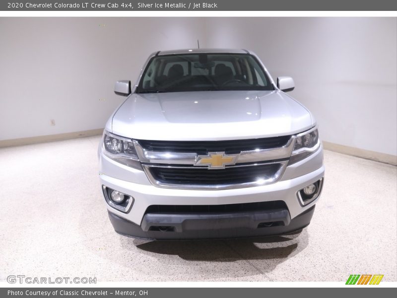 Silver Ice Metallic / Jet Black 2020 Chevrolet Colorado LT Crew Cab 4x4