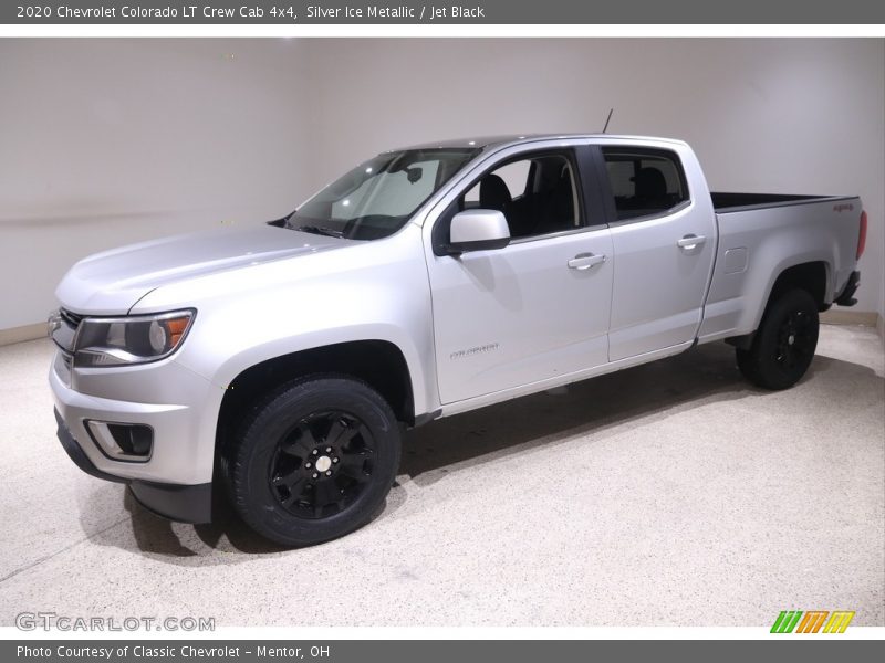Silver Ice Metallic / Jet Black 2020 Chevrolet Colorado LT Crew Cab 4x4