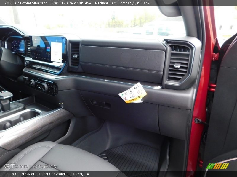 Radiant Red Tintcoat / Jet Black 2023 Chevrolet Silverado 1500 LTZ Crew Cab 4x4