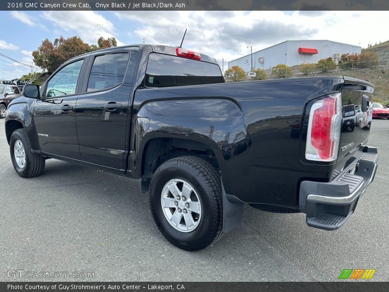 Onyx Black / Jet Black/Dark Ash 2016 GMC Canyon Crew Cab