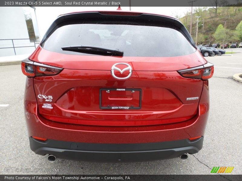 Soul Red Crystal Metallic / Black 2023 Mazda CX-5 S Select AWD