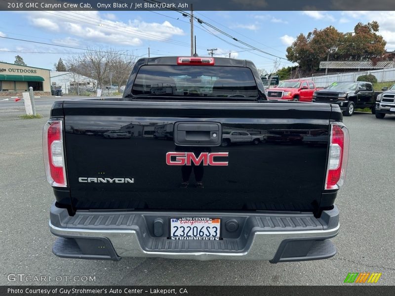 Onyx Black / Jet Black/Dark Ash 2016 GMC Canyon Crew Cab