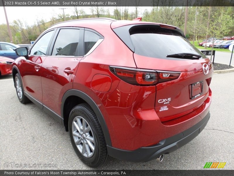 Soul Red Crystal Metallic / Black 2023 Mazda CX-5 S Select AWD