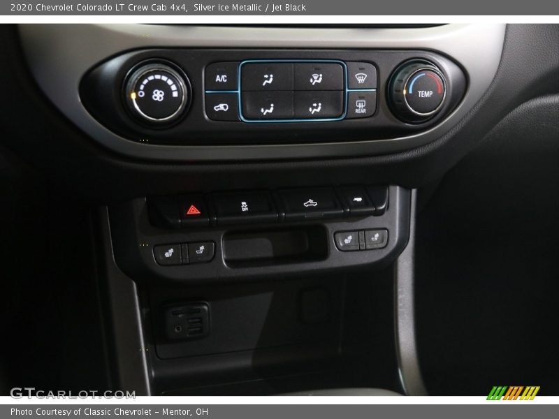 Silver Ice Metallic / Jet Black 2020 Chevrolet Colorado LT Crew Cab 4x4