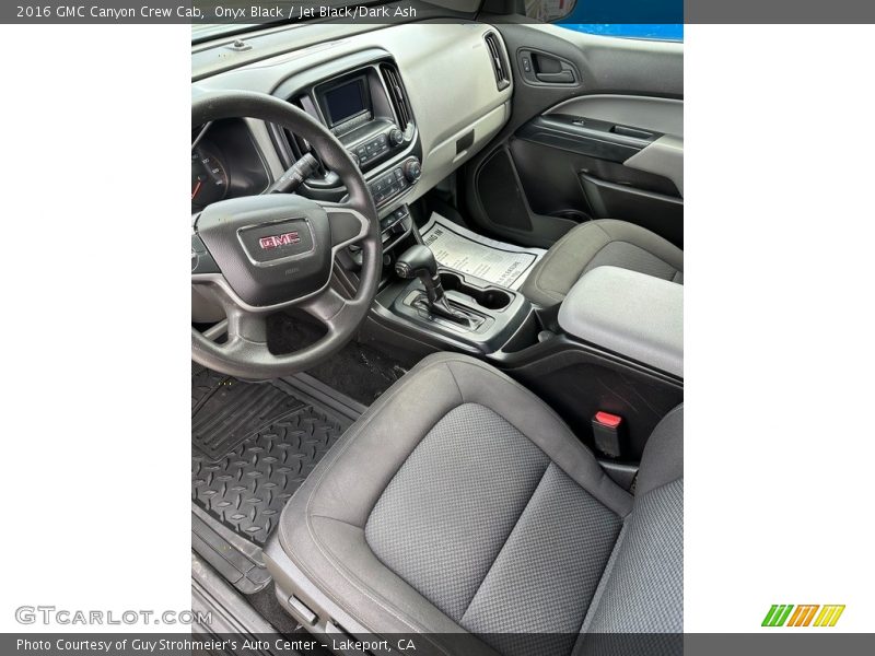 Front Seat of 2016 Canyon Crew Cab