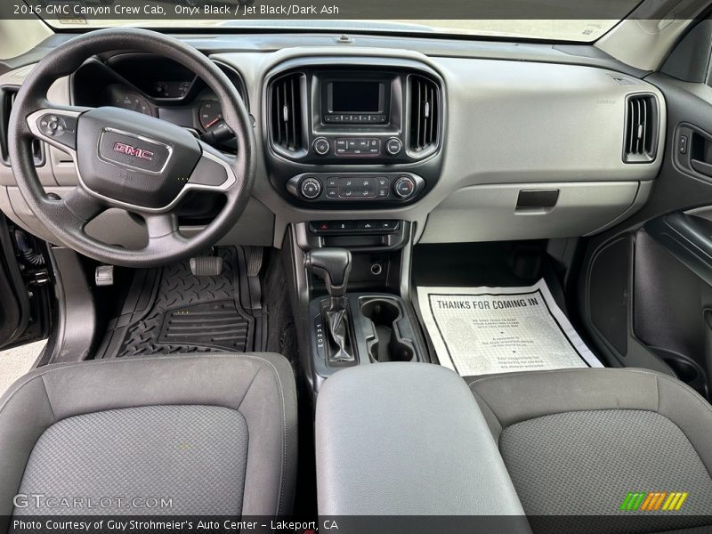 Jet Black/Dark Ash Interior - 2016 Canyon Crew Cab 