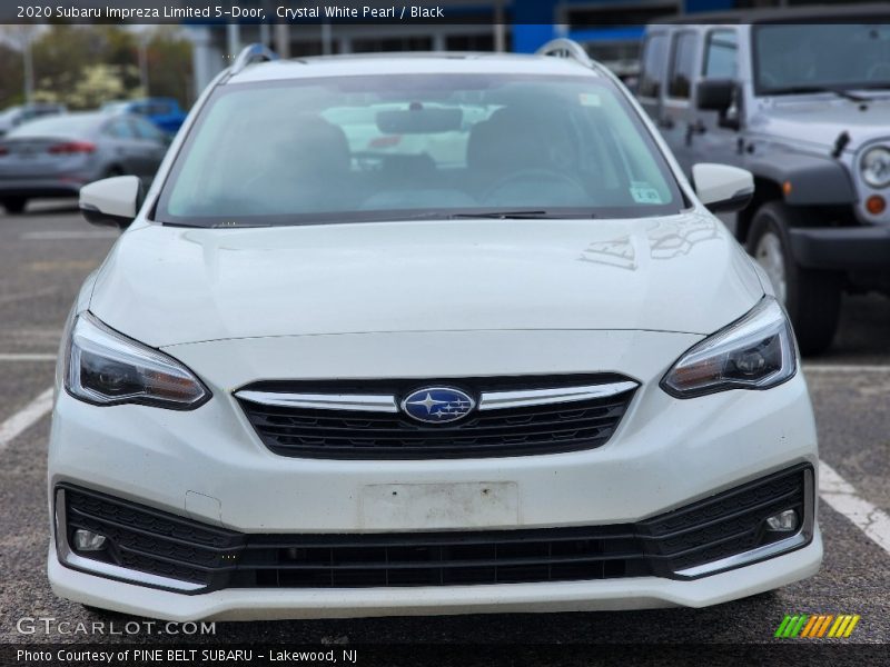 Crystal White Pearl / Black 2020 Subaru Impreza Limited 5-Door