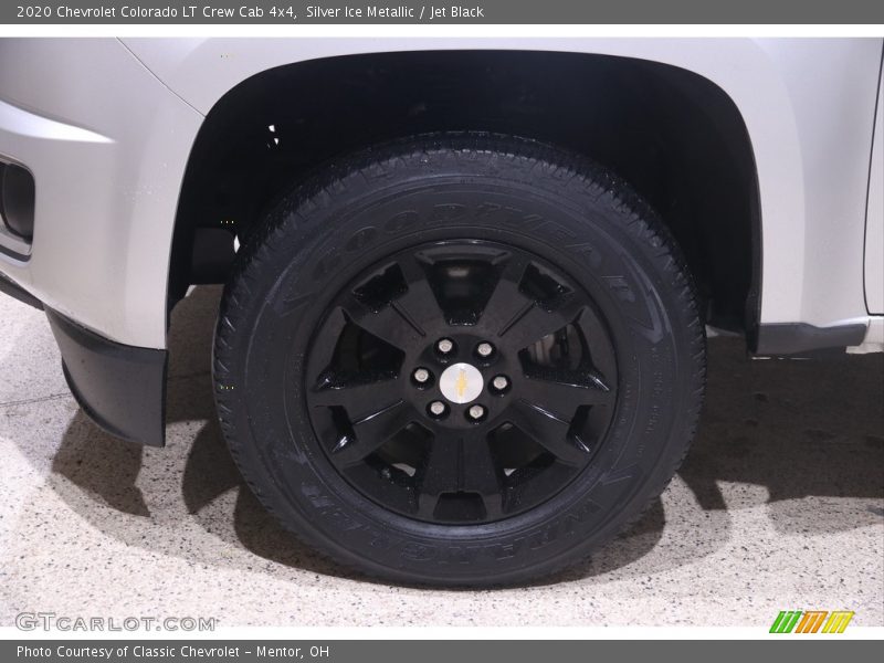 Silver Ice Metallic / Jet Black 2020 Chevrolet Colorado LT Crew Cab 4x4