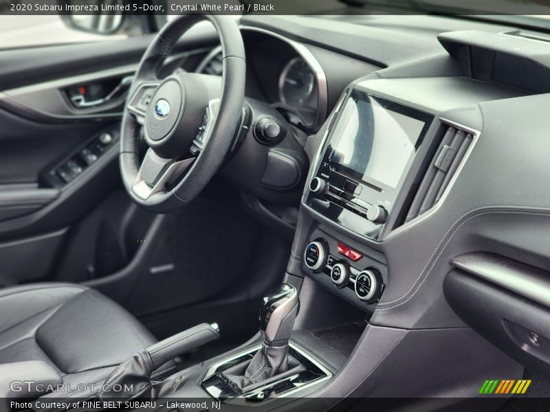 Crystal White Pearl / Black 2020 Subaru Impreza Limited 5-Door