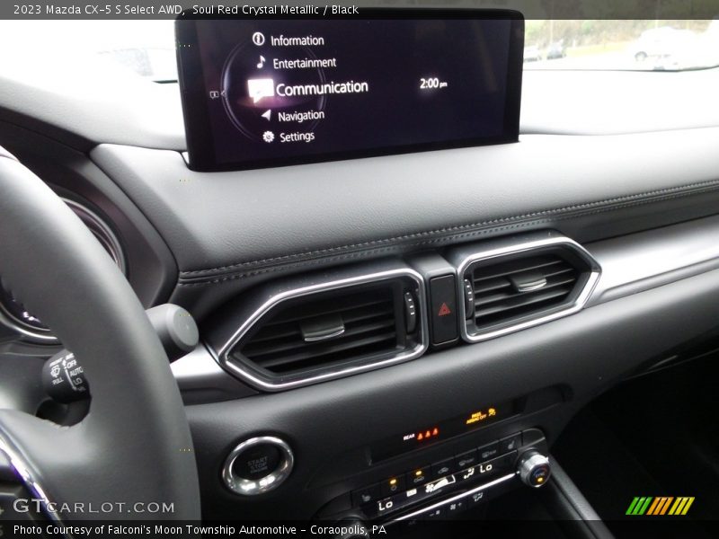 Soul Red Crystal Metallic / Black 2023 Mazda CX-5 S Select AWD