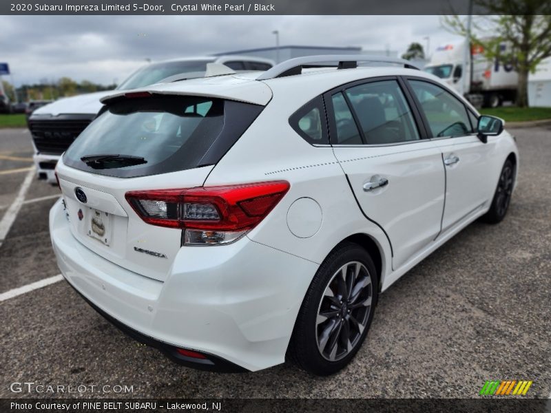 Crystal White Pearl / Black 2020 Subaru Impreza Limited 5-Door