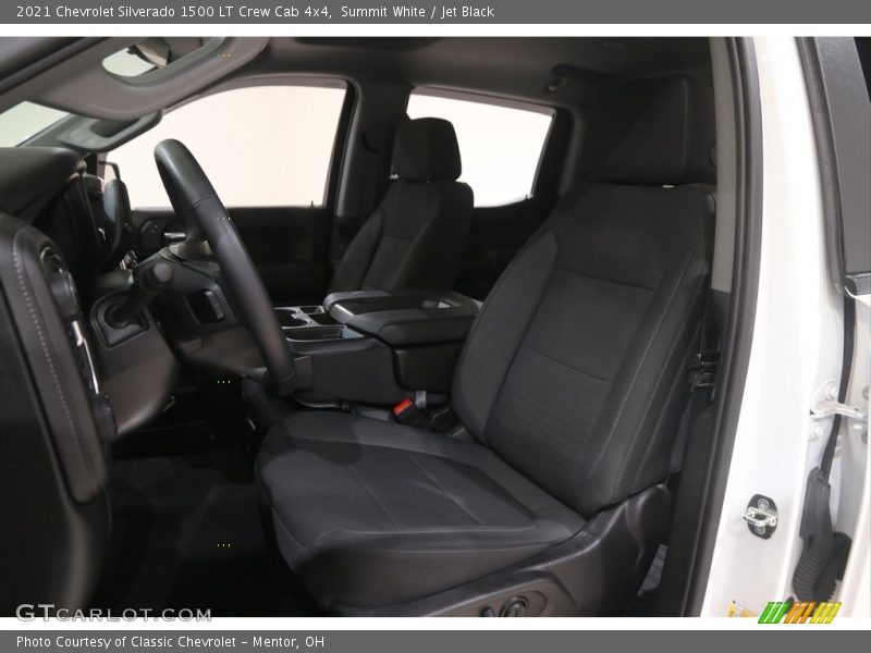 Summit White / Jet Black 2021 Chevrolet Silverado 1500 LT Crew Cab 4x4