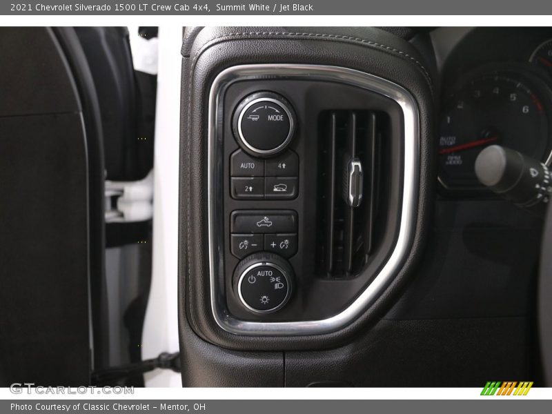 Summit White / Jet Black 2021 Chevrolet Silverado 1500 LT Crew Cab 4x4