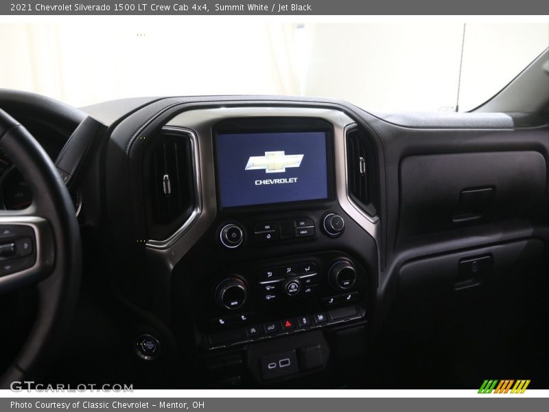 Summit White / Jet Black 2021 Chevrolet Silverado 1500 LT Crew Cab 4x4