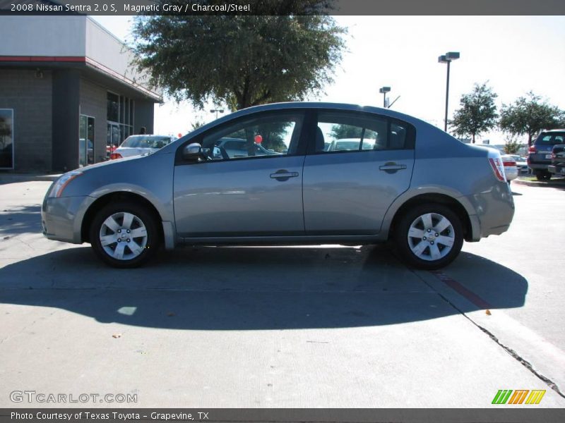 Magnetic Gray / Charcoal/Steel 2008 Nissan Sentra 2.0 S