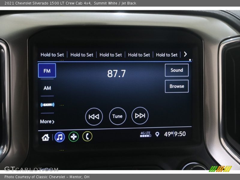 Summit White / Jet Black 2021 Chevrolet Silverado 1500 LT Crew Cab 4x4