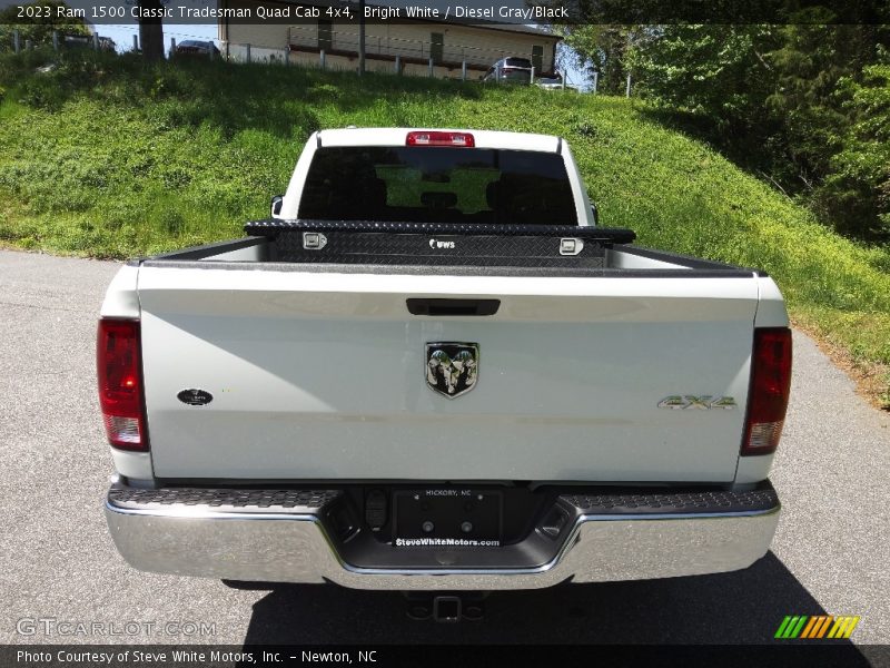 Bright White / Diesel Gray/Black 2023 Ram 1500 Classic Tradesman Quad Cab 4x4