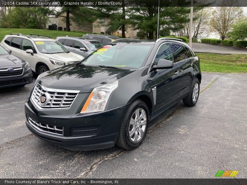 Graphite Metallic / Ebony/Ebony 2014 Cadillac SRX Luxury AWD