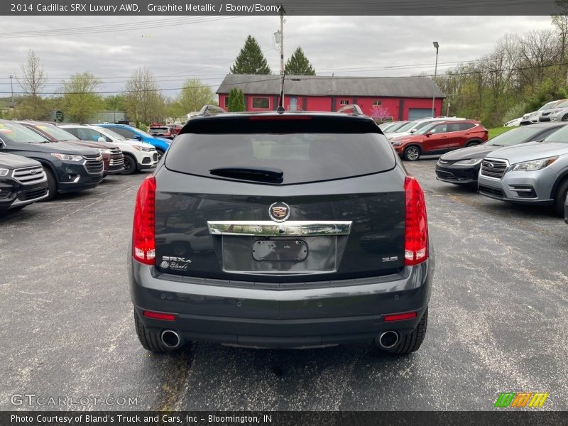 Graphite Metallic / Ebony/Ebony 2014 Cadillac SRX Luxury AWD