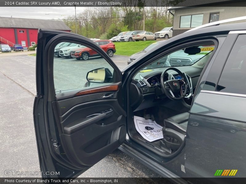 Graphite Metallic / Ebony/Ebony 2014 Cadillac SRX Luxury AWD