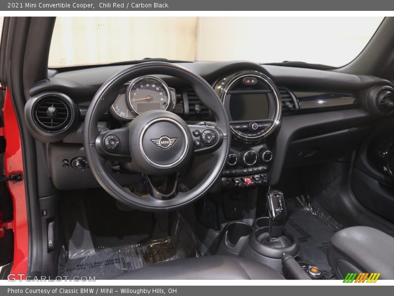 Chili Red / Carbon Black 2021 Mini Convertible Cooper