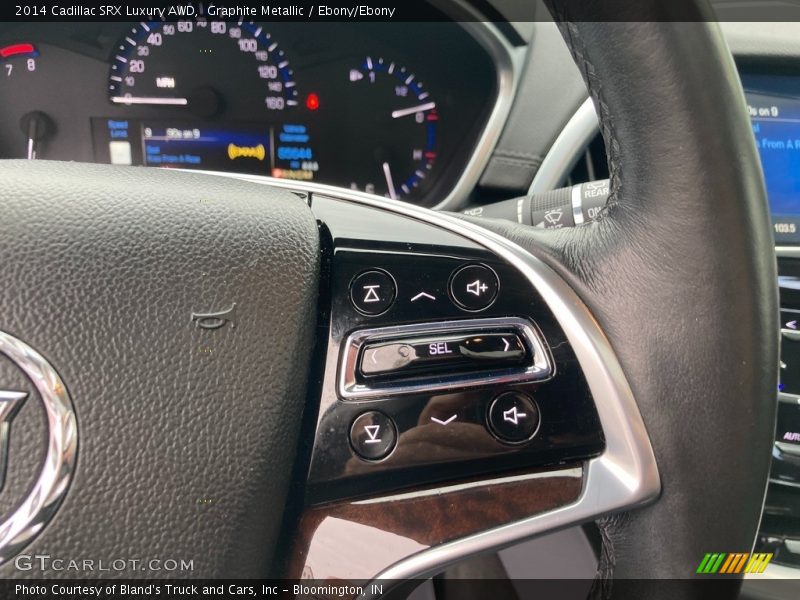 Graphite Metallic / Ebony/Ebony 2014 Cadillac SRX Luxury AWD