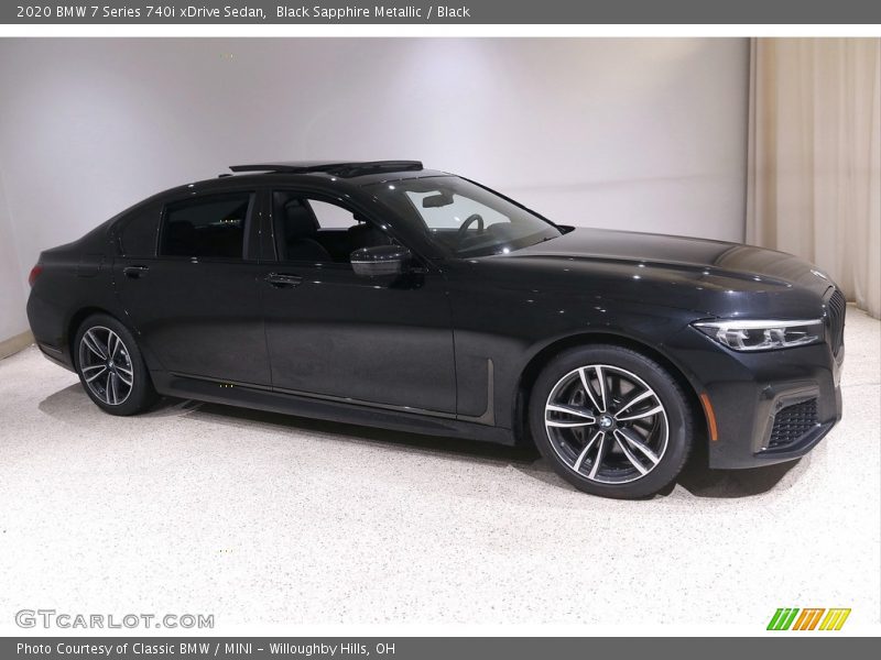 Black Sapphire Metallic / Black 2020 BMW 7 Series 740i xDrive Sedan