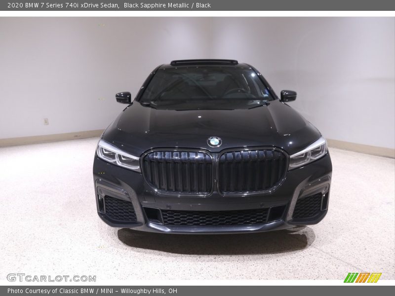 Black Sapphire Metallic / Black 2020 BMW 7 Series 740i xDrive Sedan