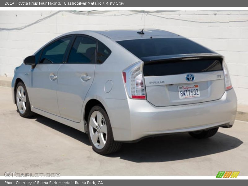 Classic Silver Metallic / Misty Gray 2014 Toyota Prius Four Hybrid