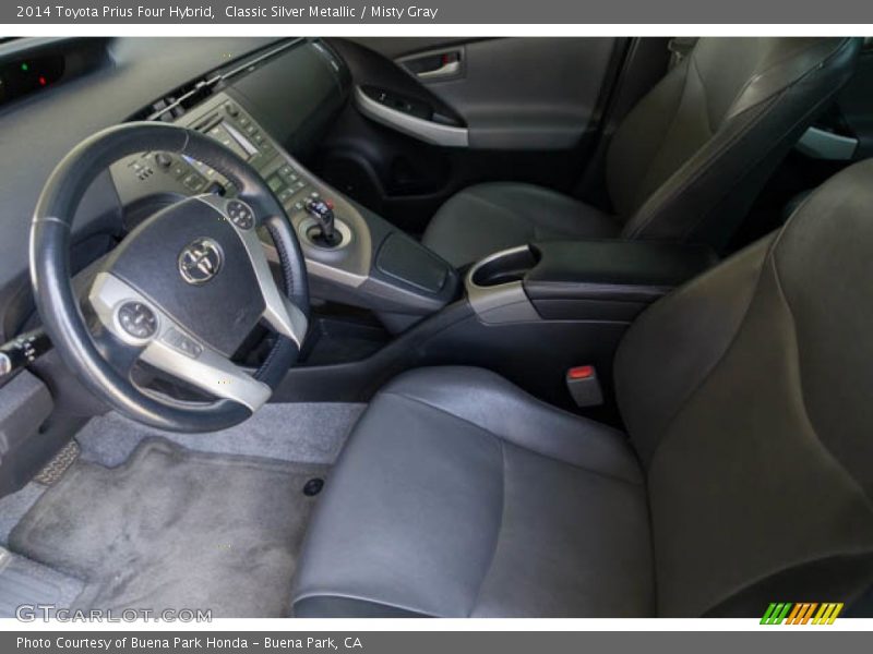 Classic Silver Metallic / Misty Gray 2014 Toyota Prius Four Hybrid