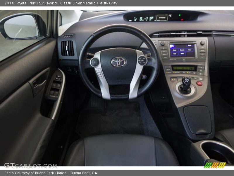 Classic Silver Metallic / Misty Gray 2014 Toyota Prius Four Hybrid