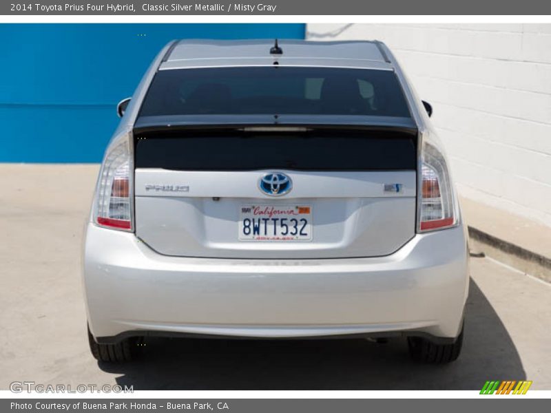 Classic Silver Metallic / Misty Gray 2014 Toyota Prius Four Hybrid