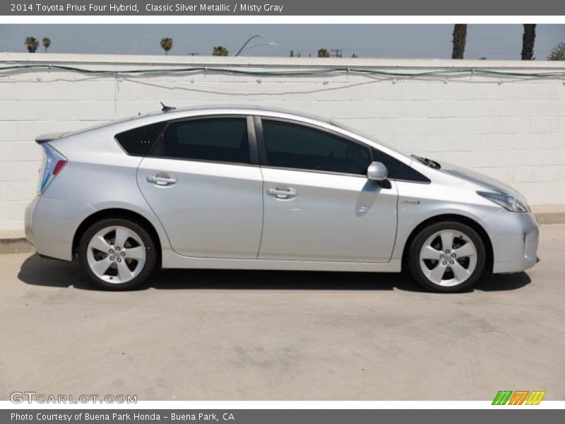 Classic Silver Metallic / Misty Gray 2014 Toyota Prius Four Hybrid