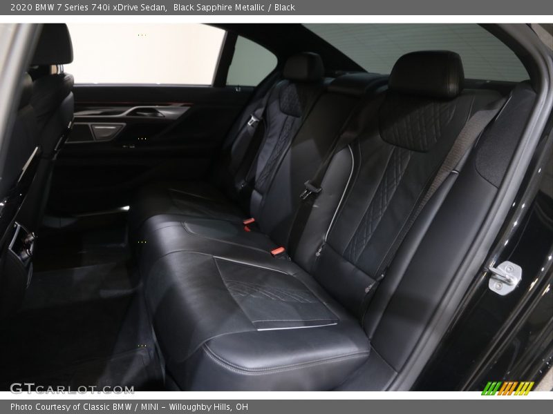 Black Sapphire Metallic / Black 2020 BMW 7 Series 740i xDrive Sedan