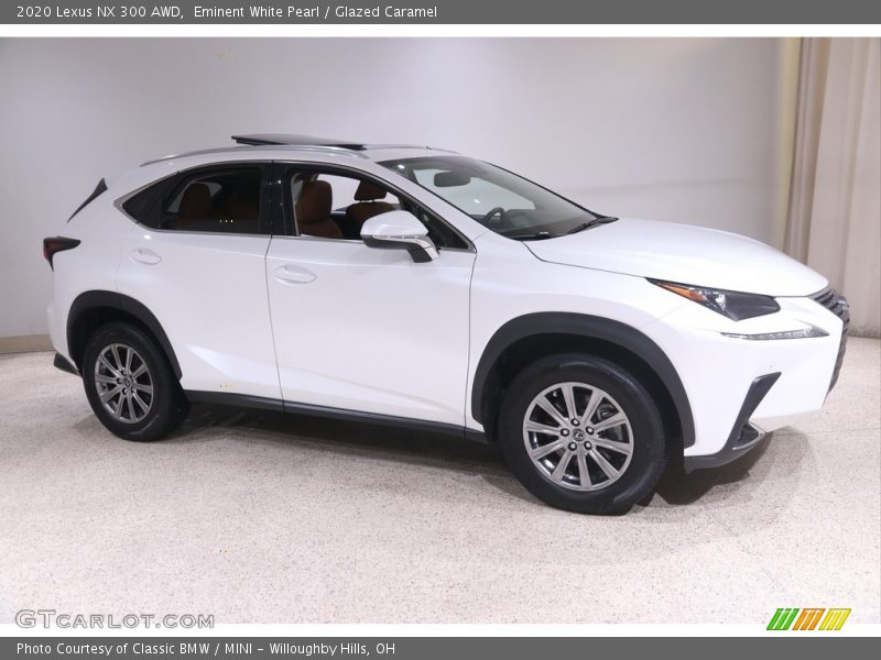 Eminent White Pearl / Glazed Caramel 2020 Lexus NX 300 AWD